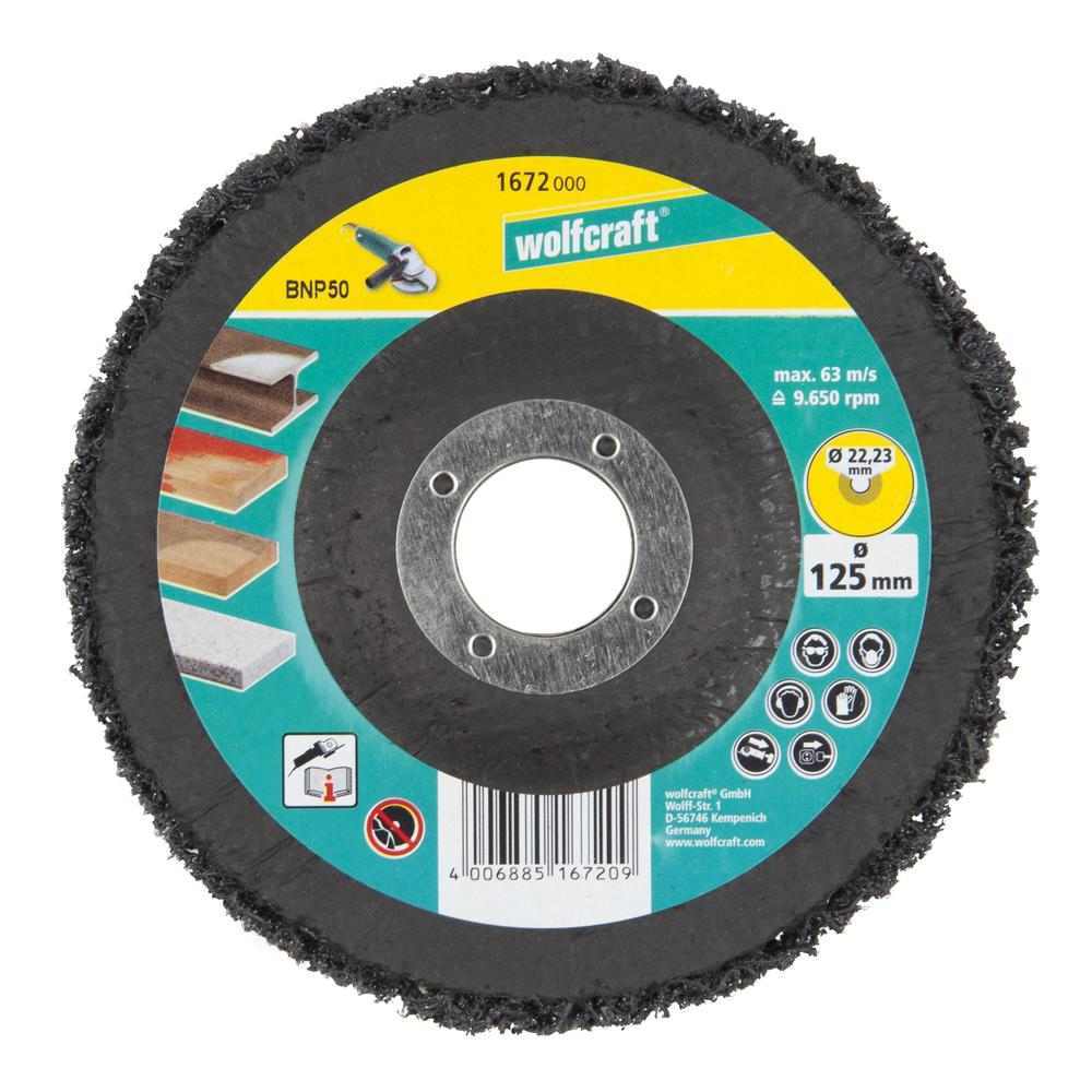Wolfcraft Brusni Disk Univerzalni Za Čišćenje fi 125 x 22,23 mm - 1672000 - Slika 5