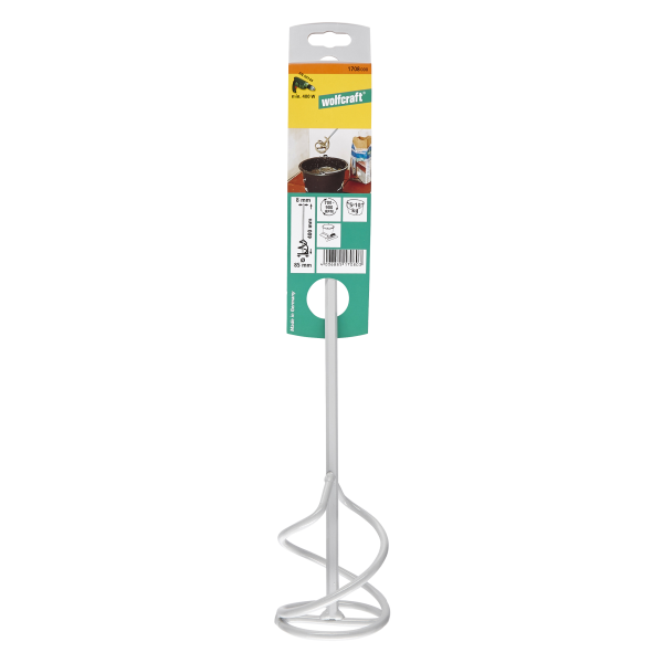 Wolfcraft Mješač Za Malter i Ljepilo fi 85 x 400 mm Prihvat 8 mm - 1708000 - Slika 5
