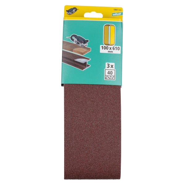 Wolfcraft Traka Brusna 100 x 610 mm / GR. 40 / 3 kom - 1861000 - Slika 6