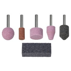 Wolfcraft Set Keramičkih Brusnih Nastavaka Osovina 6 mm / 6 dijelni - 2144000