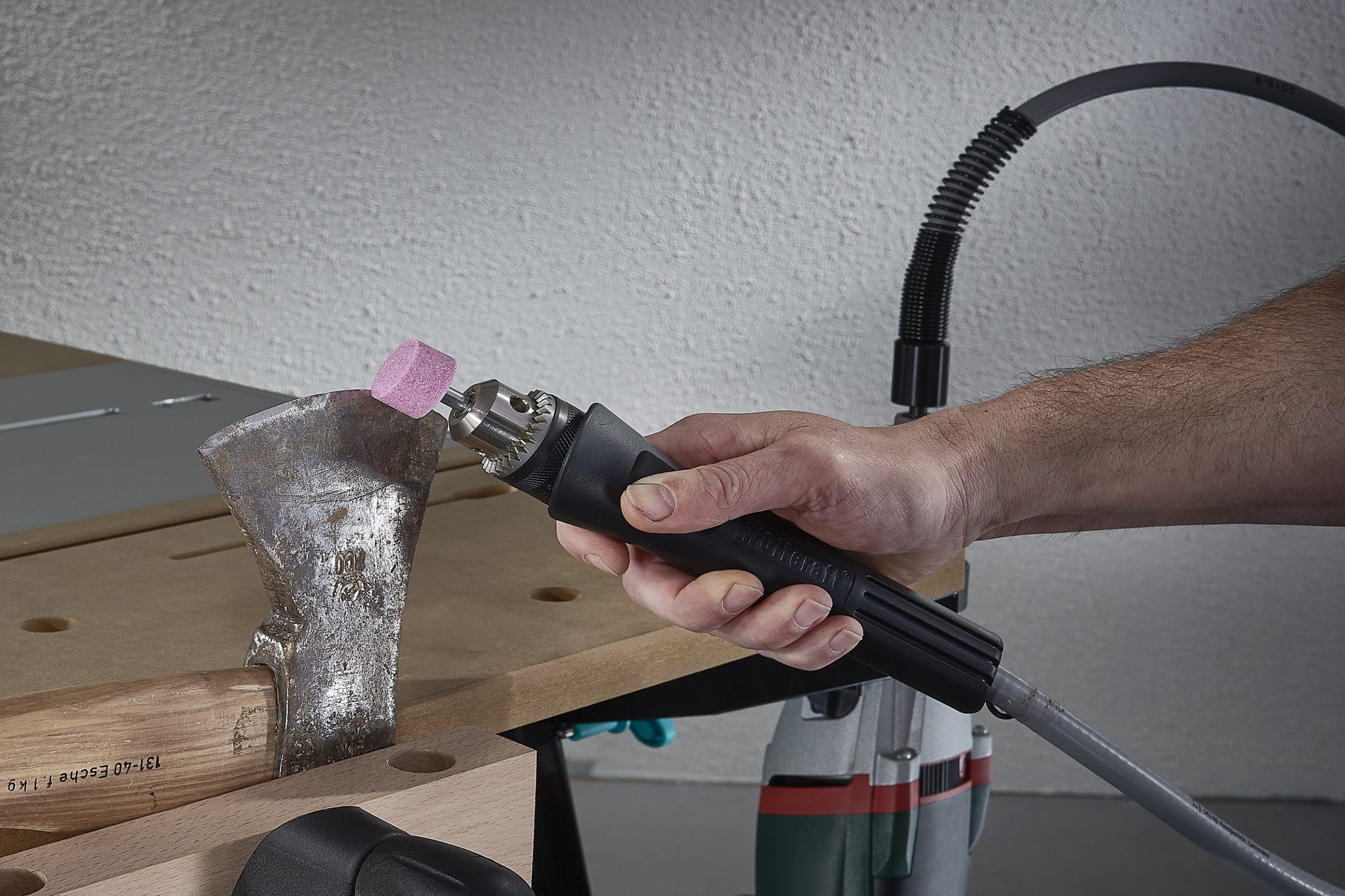 Wolfcraft Osovina Savitljiva 8mm; 1,3m; 3.500 okr/min Sa Glavom 1,5-8 mm - 2147000 - Slika 4