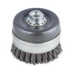 Wolfcraft Četka Lončasta Čelična Upletena Žica fi 90x20x0,5 mm Prihvat M14 - 2150000