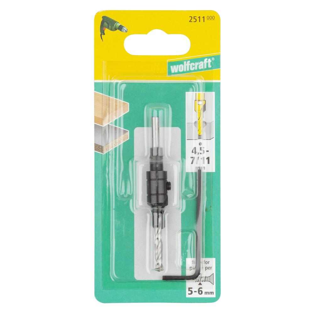 Wolfcraft Svrdlo Za Predbušenje Sa Upuštačem fi 4,5 / 11 mm - 2511000 - Slika 4