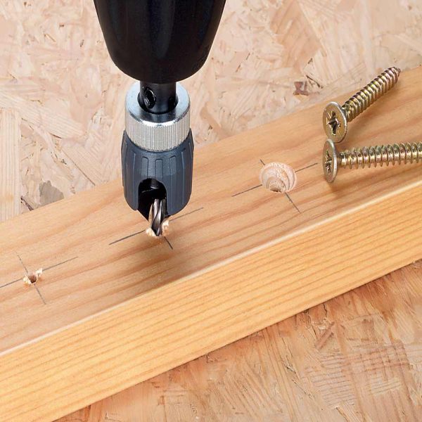 Wolfcraft Svrdlo Za Predbušenje 3,2-12 mm Sa Upuštačem i Graničnikom - 2544000 - Slika 3