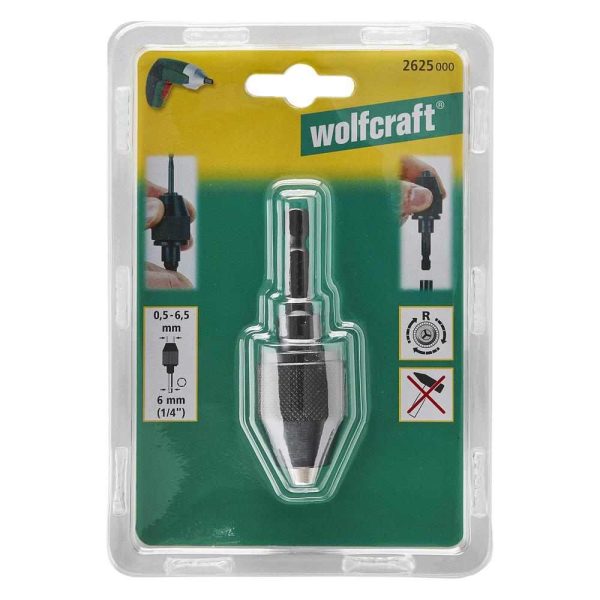 Wolfcraft Glava Brzostezna 0,5-6 mm Prihvat 1/4" - 2625000 - Image 4