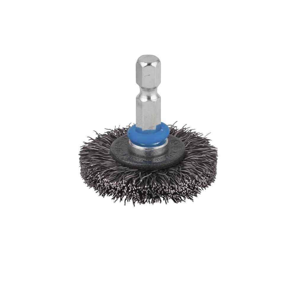 Wolfcraft Četka Kružna Čelična Valovita Žica fi 38x9/8x0,3 mm Prihvat 1/4" - 2709000