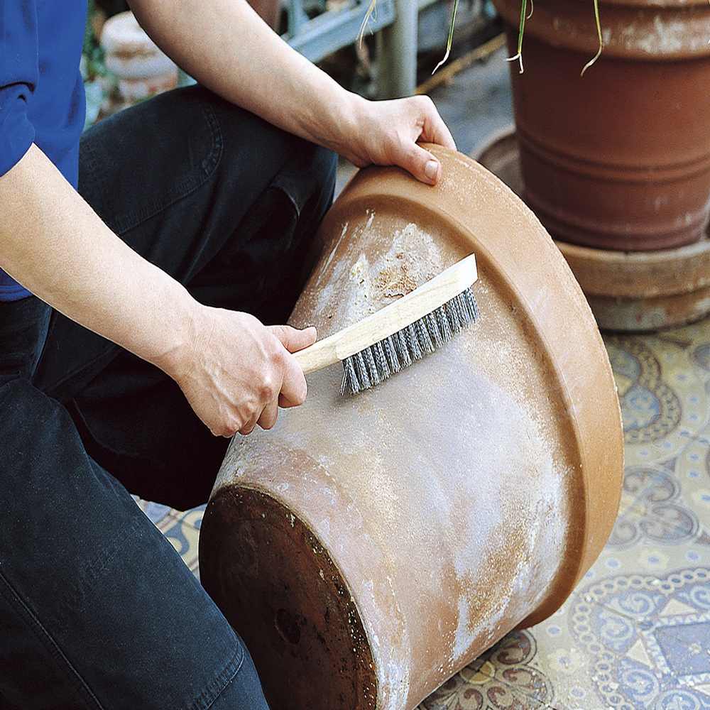 Wolfcraft Četka S Drvenom Drškom 265/140x23x0,3 mm Čelična Žica 4-Redna - 2723000 - Slika 4