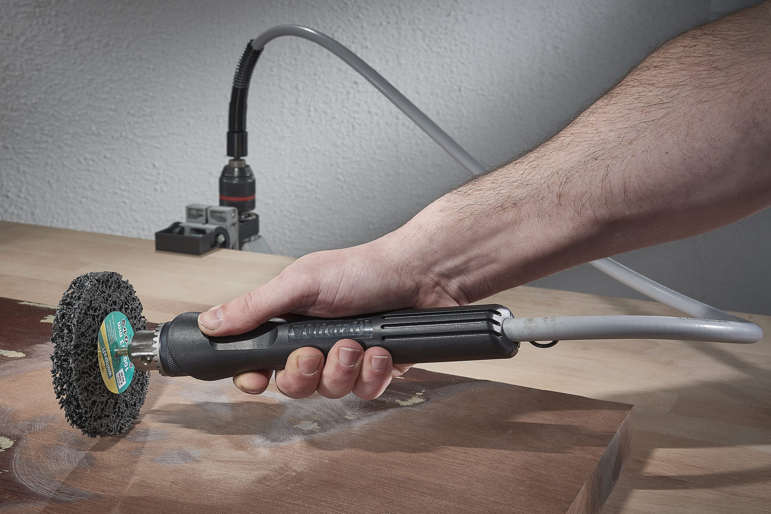 Wolfcraft Osovina Savitljiva 8mm; 1,3m; 3.500 okr/min Sa Glavom 1,5-8 mm - 2147000 - Slika 2