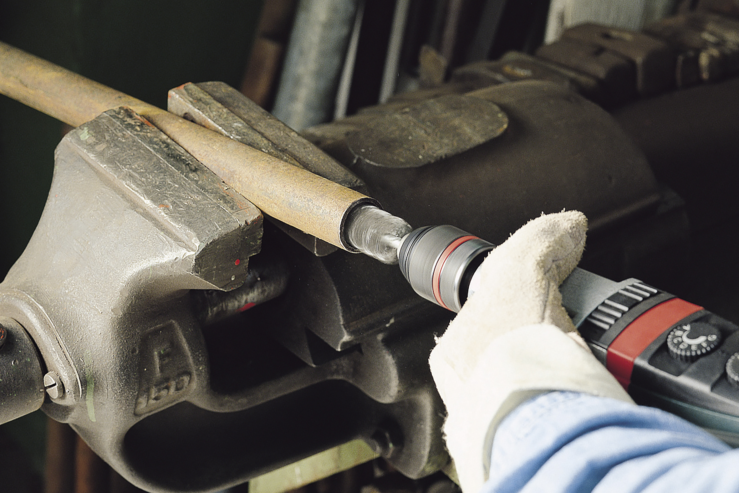 Wolfcraft Četka Cilindrična Čelična Za Bušilicu 38x55x41 mm Prihvat fi 10,5 mm - 2128000 - Slika 2