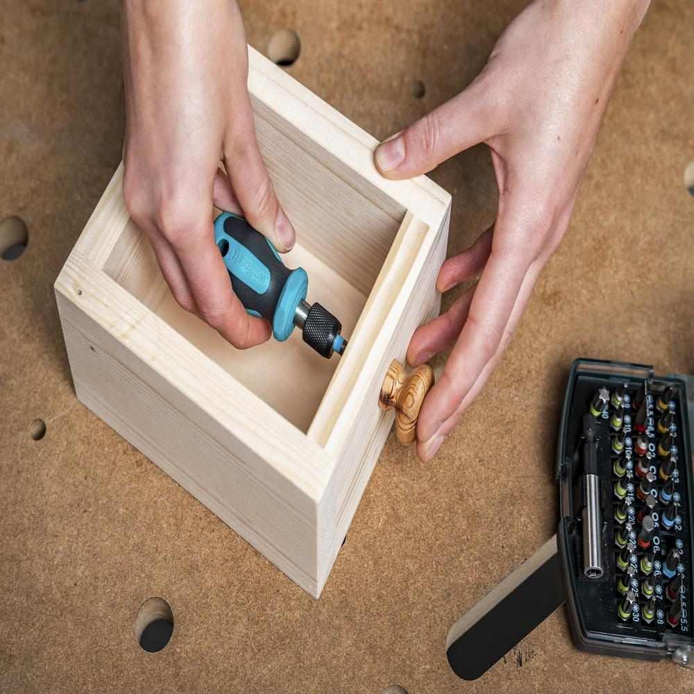 Wolfcraft Odvijač / Ručka Za Bit Nastavke Magnetna Kratka 76 mm – 1239000 - Slika 5