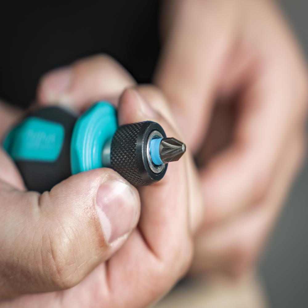 Wolfcraft Odvijač / Ručka Za Bit Nastavke Magnetna Kratka 76 mm – 1239000 - Slika 4