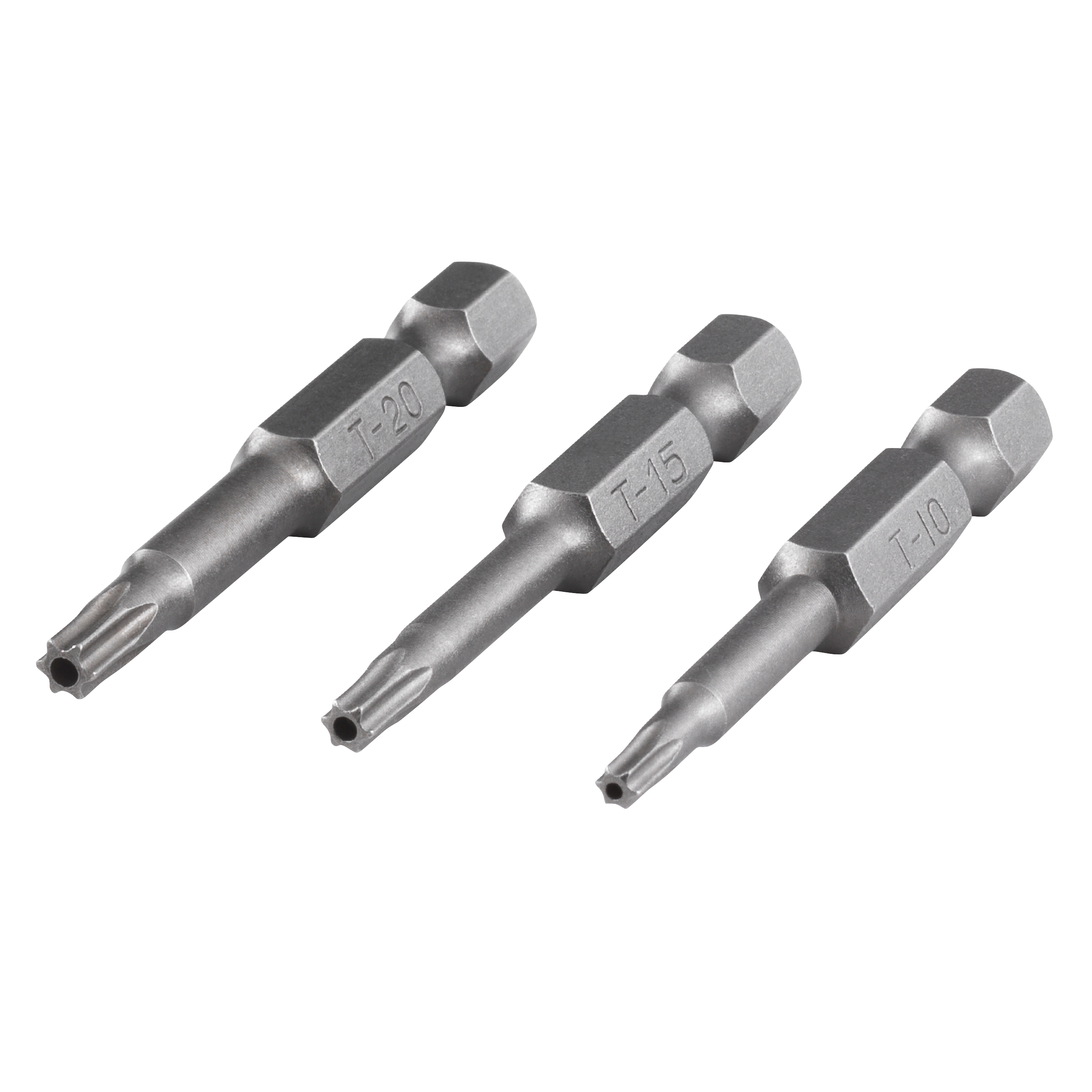 Wolfcraft Set Bit Nastavaka Sa Rupom Torx 10, 15, 20 - 50 mm / 3 dijelni - 1261000