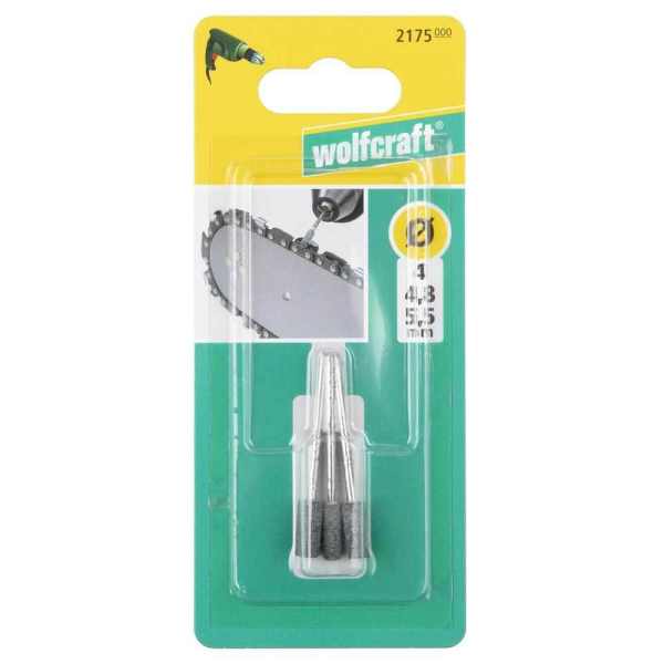 Wolfcraft Set Keramičkih Brusnih Nastavaka Za Lančane Pile / 3 dijelni - 2175000 - Slika 3