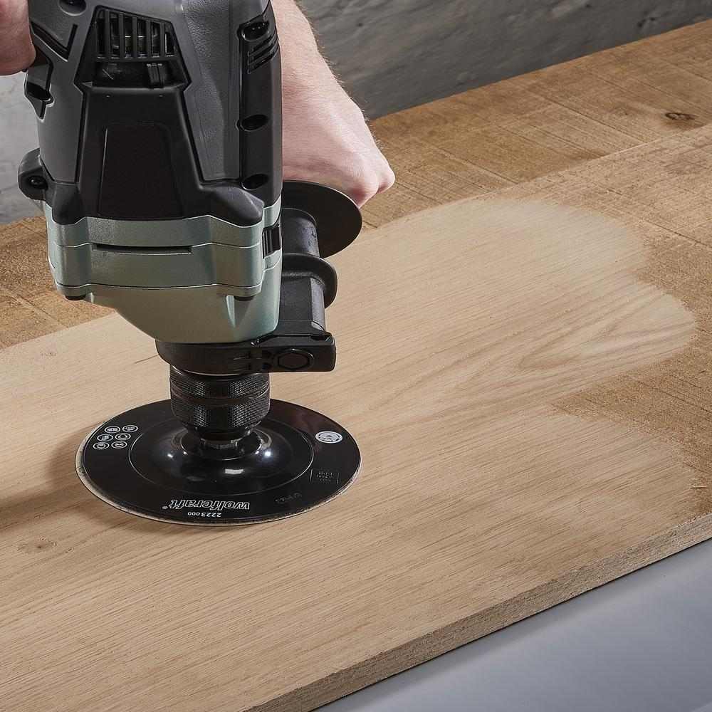 Wolfcraft Disk Potporni 125 mm Čičak Prihvat 8 mm - 2223000 - Slika 2