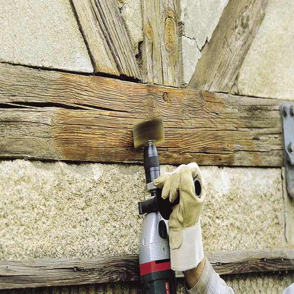 Wolfcraft Četka Kružna Mesingana Valovita Žica fi 80x23/35x0,25 mm Za Drvo Prihvat 8 mm - 2265000 - Slika 2