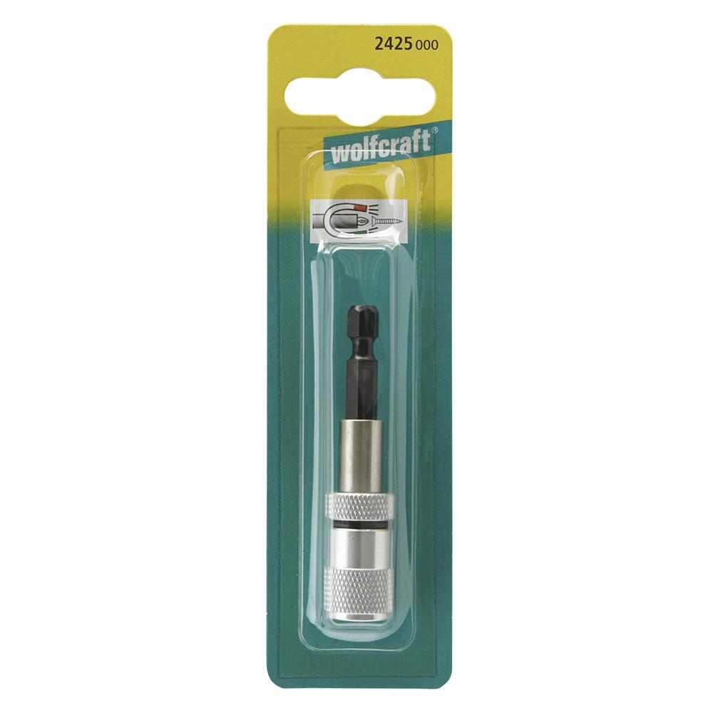 Wolfcraft Držač Bit Nastavaka S Graničnikom Dubine i Magnetom 72 mm - 2425000 - Slika 4