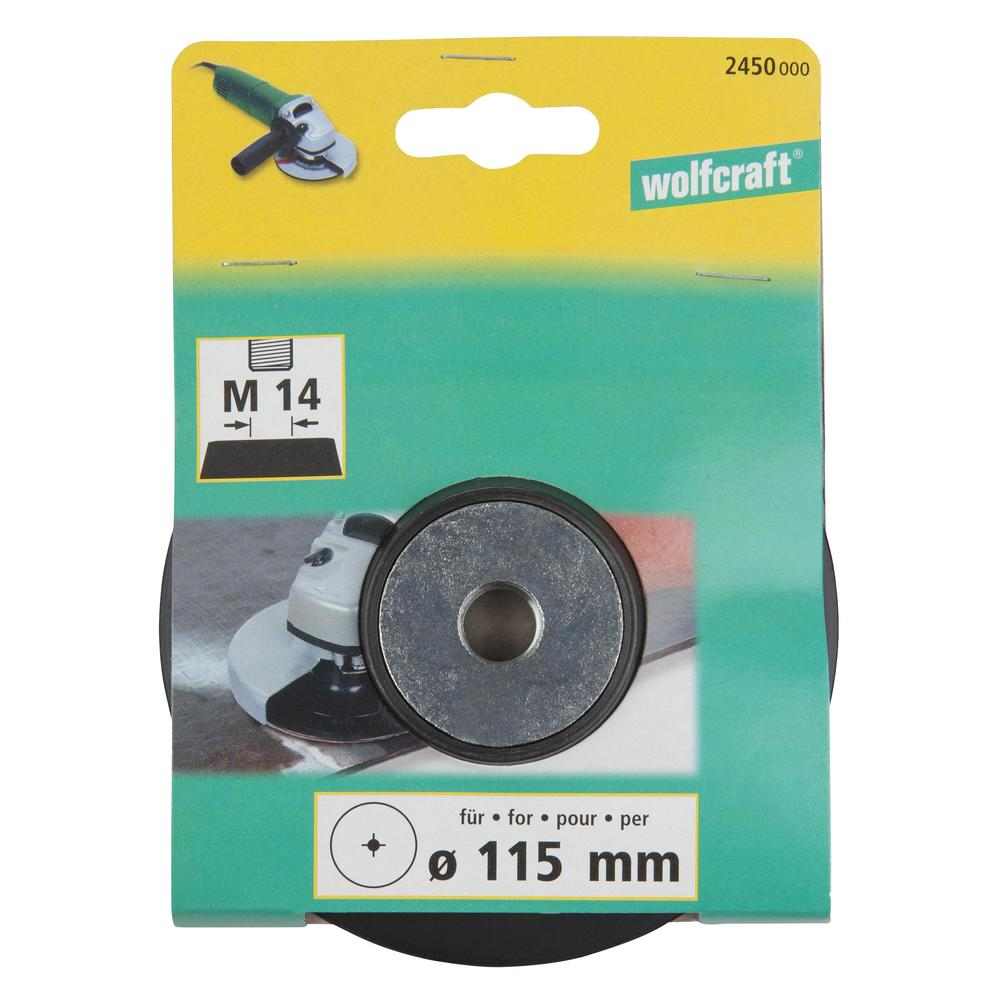 Wolfcraft Disk Podložni Za Brusni Papir 115 mm / M14 - 2450000 - Slika 4