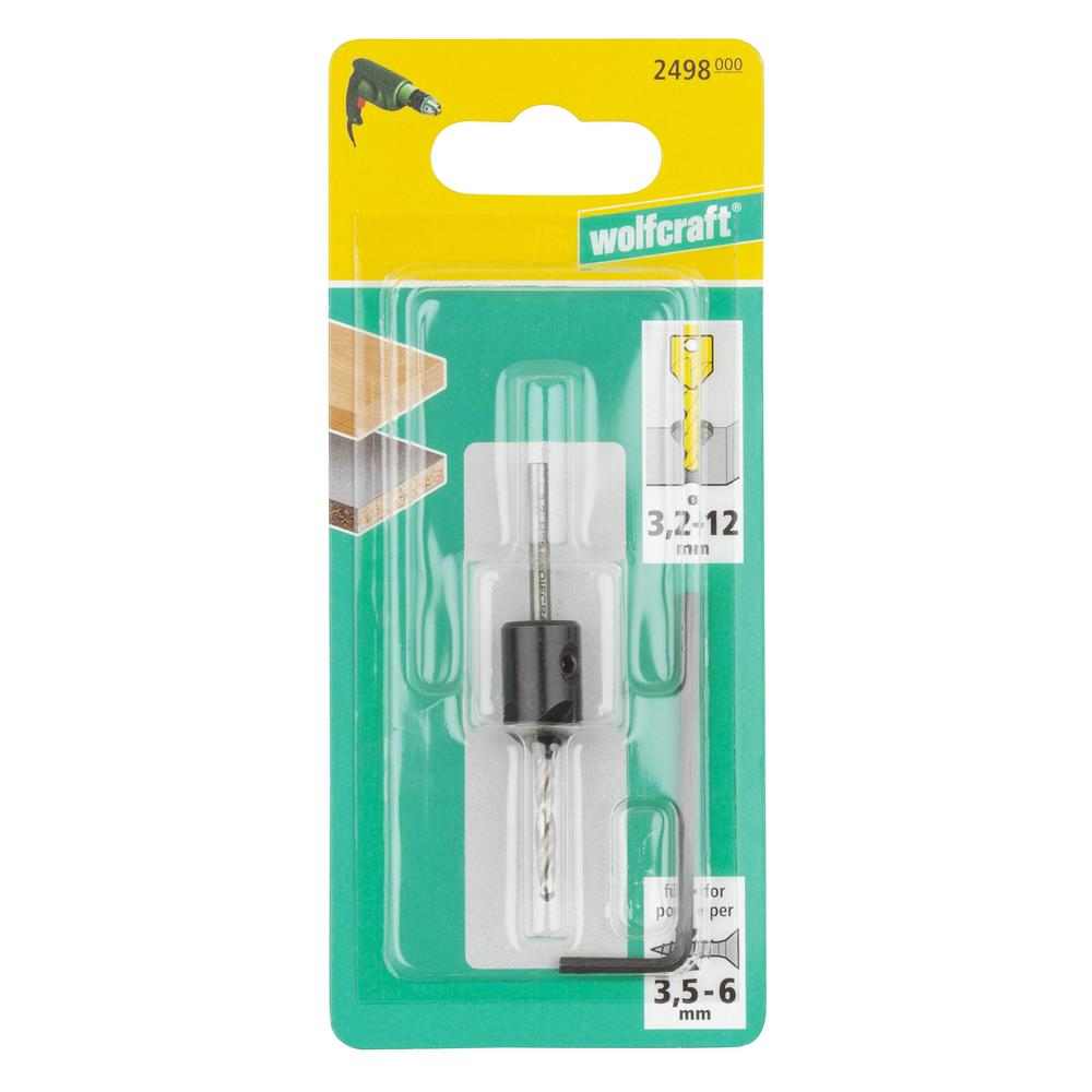 Wolfcraft Svrdlo Za Predbušenje Sa Upuštačem fi 3,2 / 12 mm - 2498000 - Slika 4
