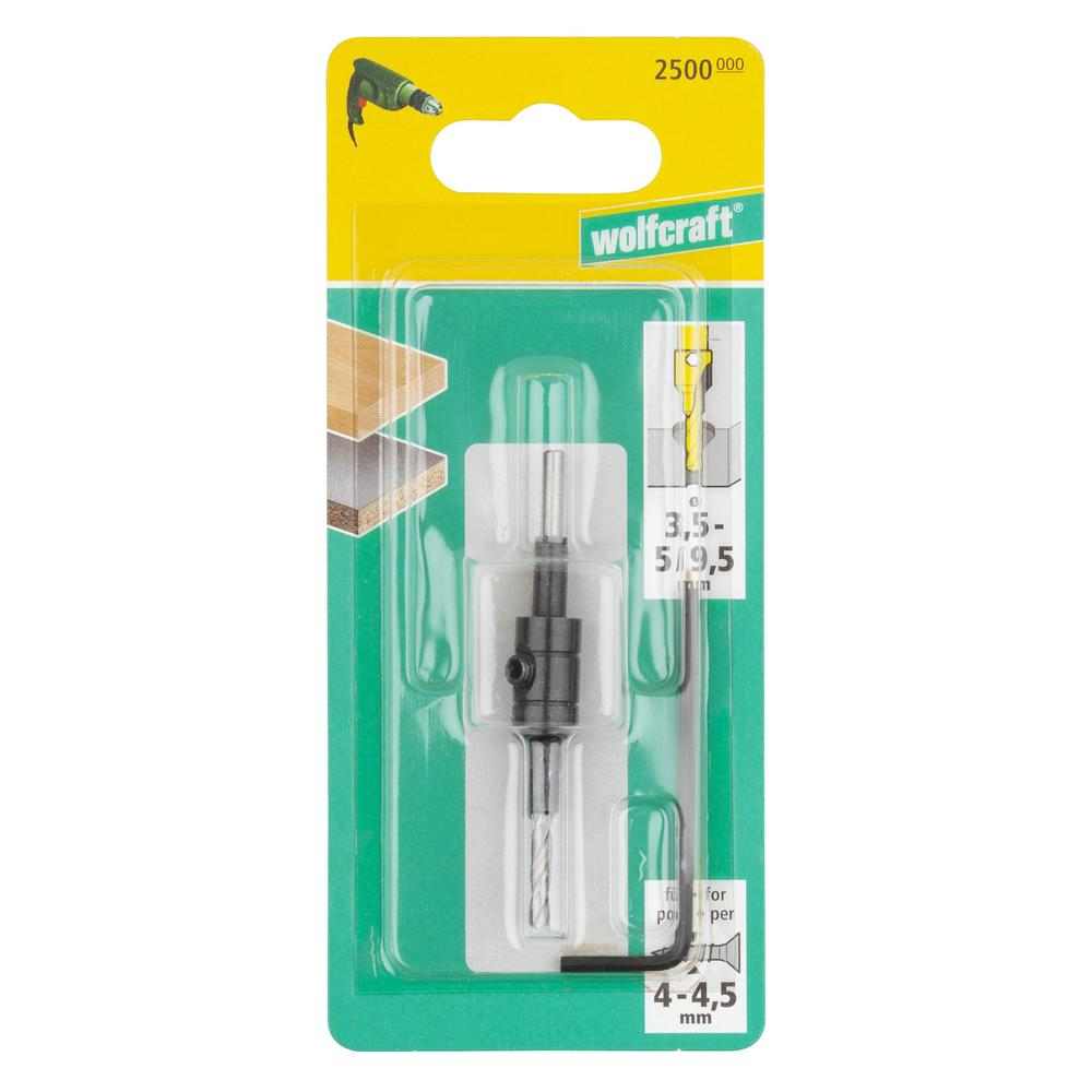 Wolfcraft Svrdlo Za Predbušenje Sa Upuštačem fi 3,5 / 9,5 mm - 2500000 - Slika 4