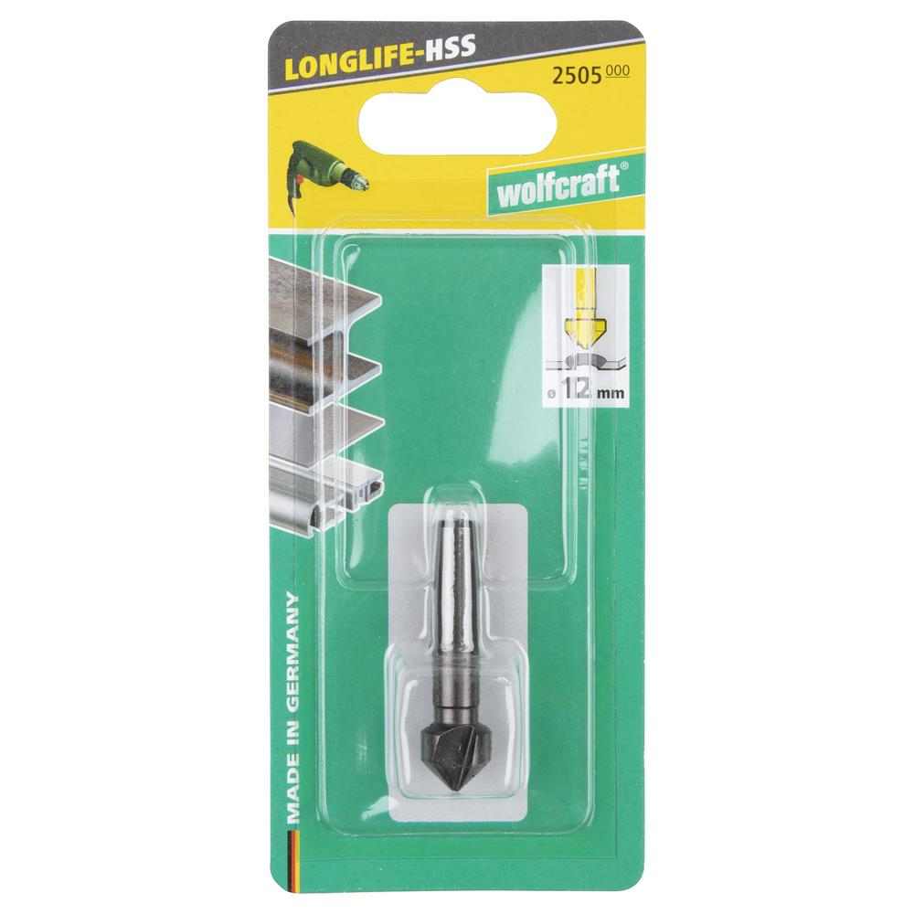 Wolfcraft Upuštač HSS 12 mm / Osovina 8 mm - 2505000 - Slika 4