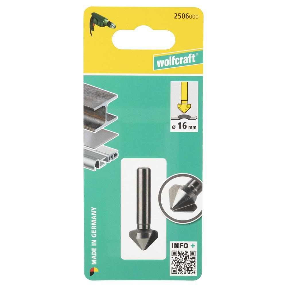 Wolfcraft Upuštač HSS 16 mm / Osovina 8 mm - 2506000 - Slika 4