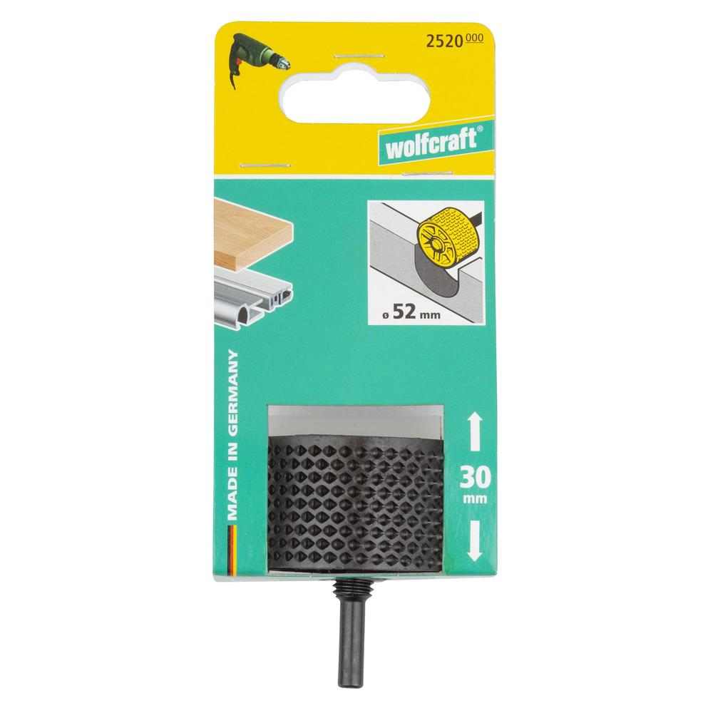Wolfcraft Turpija Oblik Bubnja fi 52 / 30 mm Prihvat 6 mm - 2520000 - Slika 3