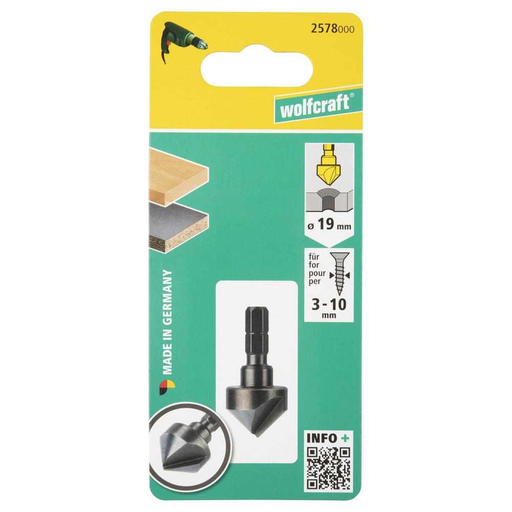 Wolfcraft Upuštač WS 19 mm Prihvat 1/4" - 2578000 - Slika 3