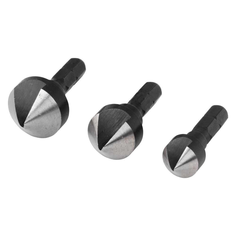 Wolfcraft Upuštač WS Set fi 12, 16, 19 mm Prihvat 1/4" - 3 dijelni - 2584000