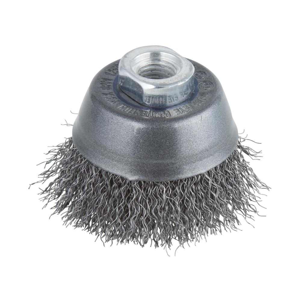 Wolfcraft Četka Lončasta Inoxna Valovita Žica fi 70x20x0,3 mm Prihvat M14 - 2702000