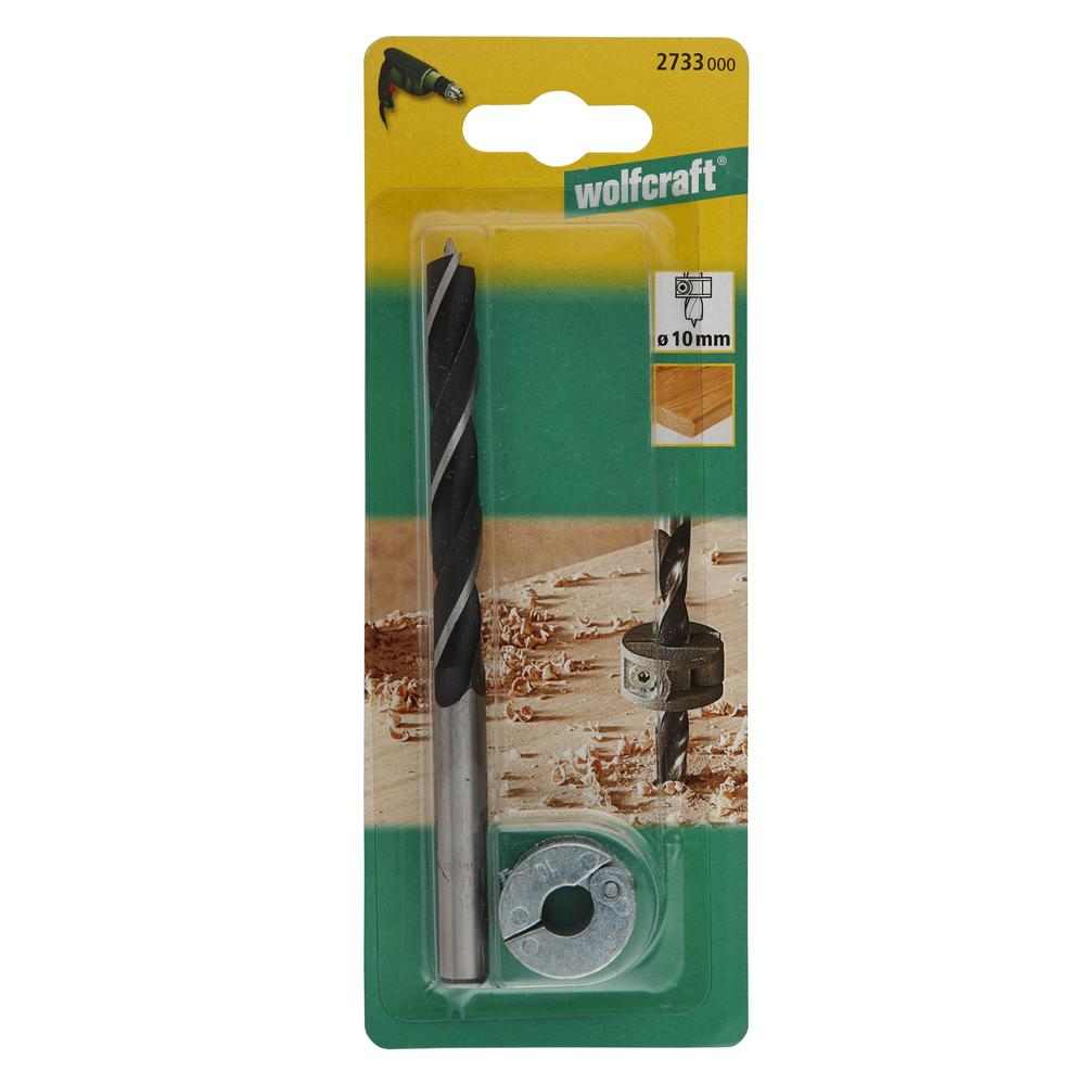 Wolfcraft Svrdlo Za Drvo S Graničnikom Dubine fi 10 mm / 2 dijelni - 2733000 - Slika 5