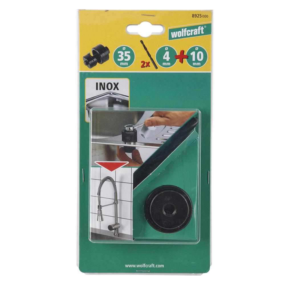 Wolfcraft Set Rezač Rupa u Sudoperu fi 35 mm / 3 dijelni - 8925000 - Slika 3