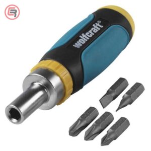 Wolfcraft Garnitura Mini Odvijač / Ručka + 5 Bitova / 6 dijelna - 1237000