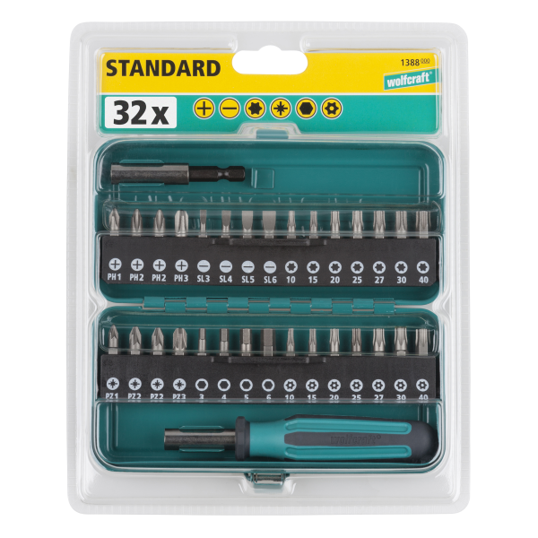 Wolfcraft Set Bit Nastavaka + Ručka "30 SOLID" / 32 dijelni - 1388000 - Slika 6