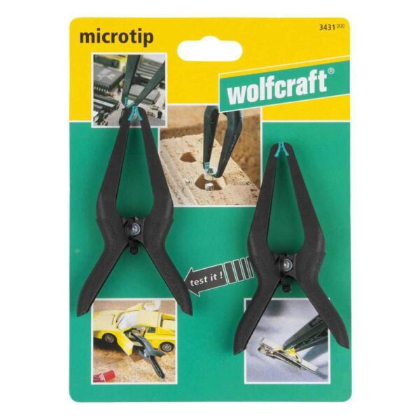 Wolfcraft Stega Precizna Sa Oprugom Microtip 60 mm / 2 kom - 3431000 - Slika 6