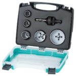 Wolfcraft Set Kruna Bi-Metal fi 25, 29, 35, 51 i 68 mm Sa Adapterom / 6 dijelni U Koferu - 3498000