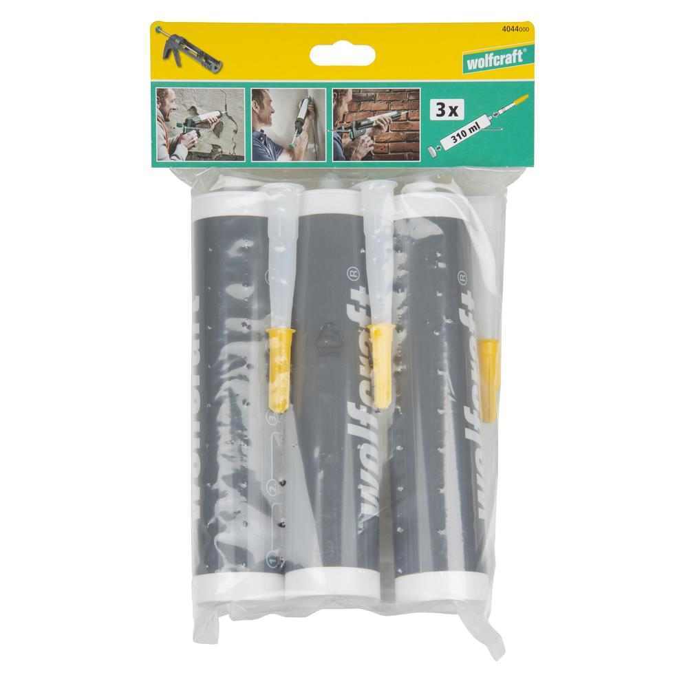 Wolfcraft Prazne Kartuše - Patrone 310 ml / 3 kom - 4044000 - Slika 7
