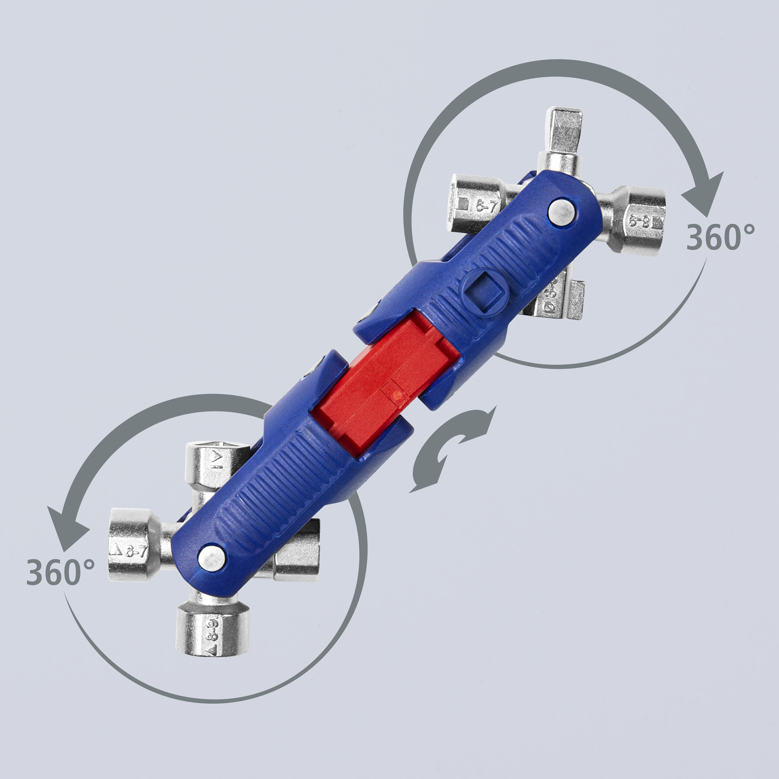 Knipex Ključ Kombinovani Za Ormare Univerzalni "Jointkey Quadro" – 00 11 06 V04 - Slika 6
