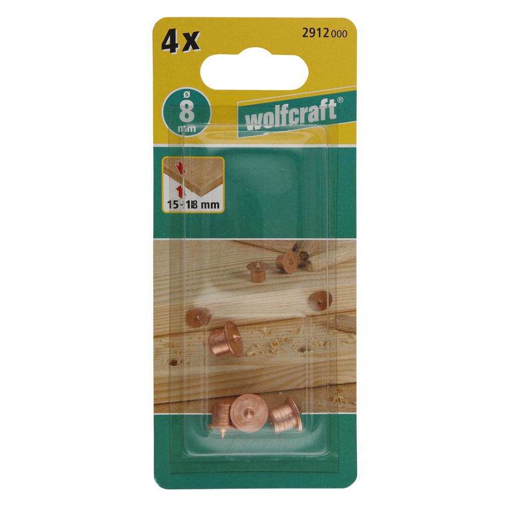 Wolfcraft Alat Za Centriranje - Vrhovi Za Označavnje Rupe Za Tiple 8 mm / 4 kom - 2912000 - Slika 5