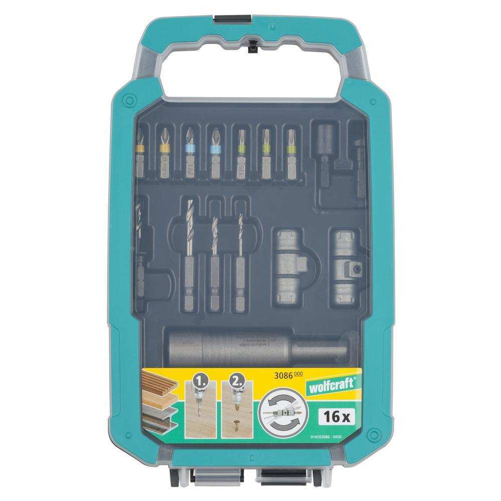 Wolfcraft Flipbit Set Svrdala, Bit Nastavaka, Upuštača / 17 dijelni - 3086000 - Slika 8