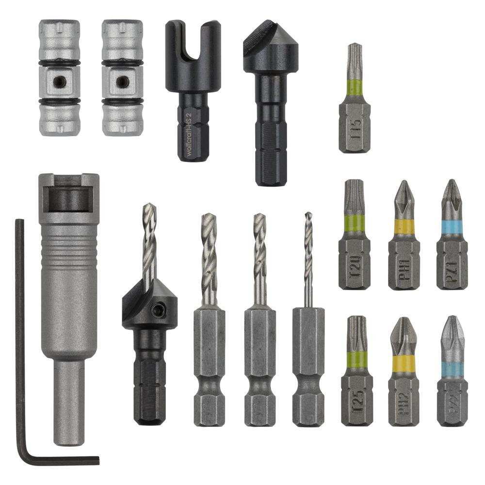Wolfcraft Flipbit Set Svrdala, Bit Nastavaka, Upuštača / 17 dijelni - 3086000