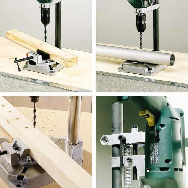 Wolfcraft Stalak Za Bušilicu Prihvata fi 43 / 160x230x500 mm - 3406000 - Slika 4