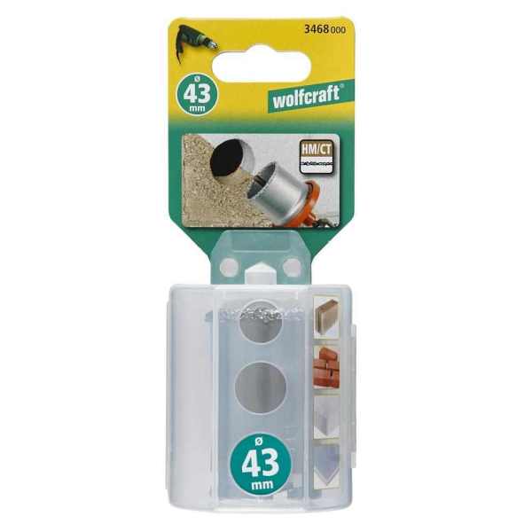 Wolfcraft Kruna Za Zidove Od Cigle i Kamena fi 73 / 55 mm Prihvat 6-STR - 3470000 - Slika 3