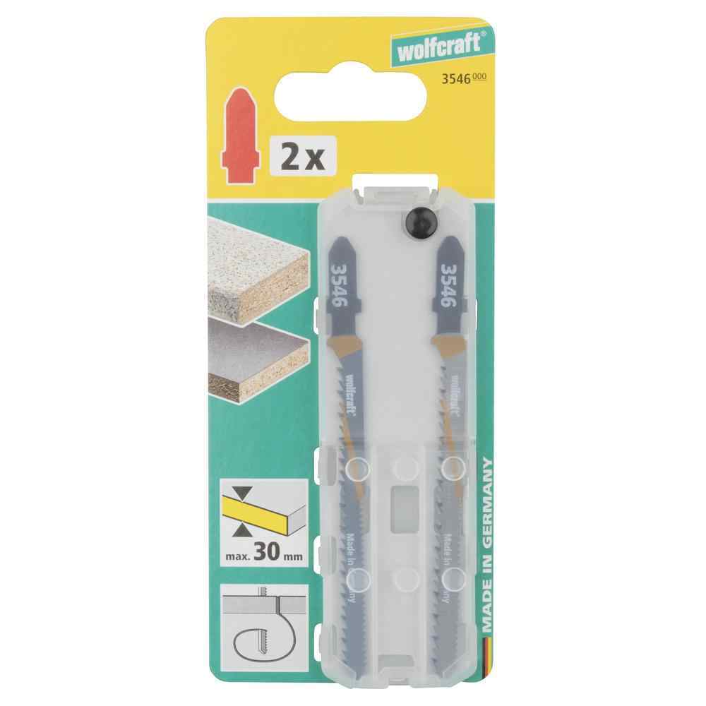 Wolfcraft Ubodne Pilice Za Drvo i PVC Obostrano Nazubljene 100/2,4 mm / 2 kom - 3546000 - Slika 6