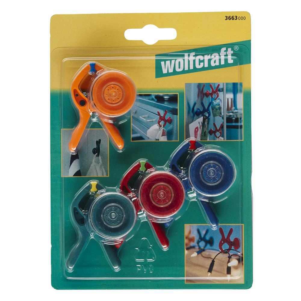 Wolfcraft Stega Sa Oprugom i Sisaljkom Mini 20 mm / 4 kom - 3663000 - Slika 7
