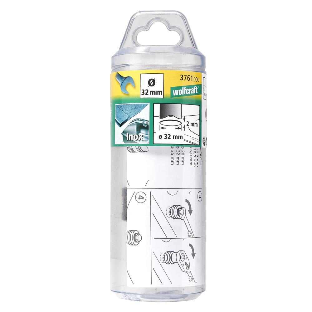 Wolfcraft Rezač Rupa U Sudoperu + Svrdlo Za Predbušenje fi 32 mm - 3761000 - Slika 3