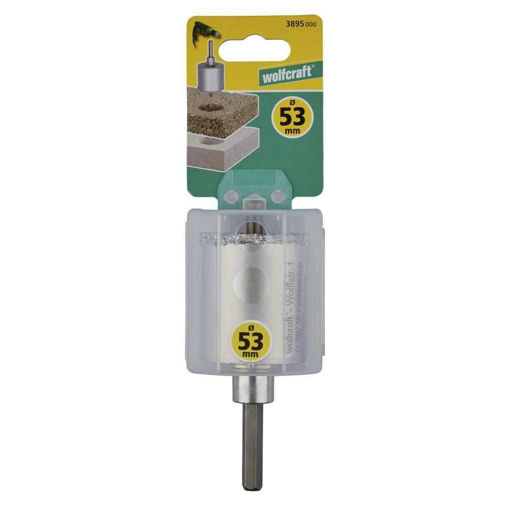 Wolfcraft Kruna Za Bušenje HM Sa Svrdlom Za Centriranje fi 43/55mm Prihvat 6-STR - 3894000 - Slika 3