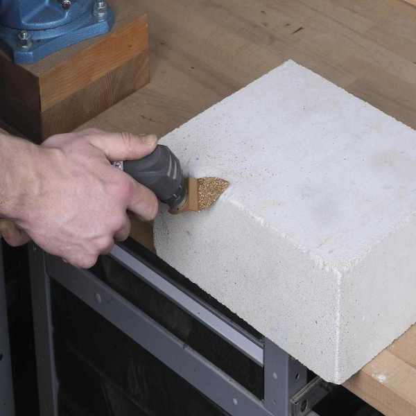 Wolfcraft Brusna Ploča Trokutasta Pro Za Multifunkcionalni Alat 35 mm - 3951000 - Slika 4