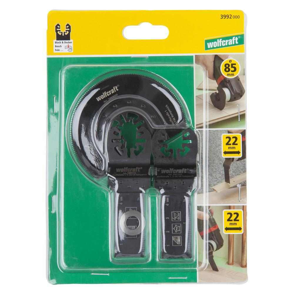 Wolfcraft Set Pila PRO Za Multifunkcionalni Alat Drvo / Metal / 3 dijelni - 3992000 - Slika 5