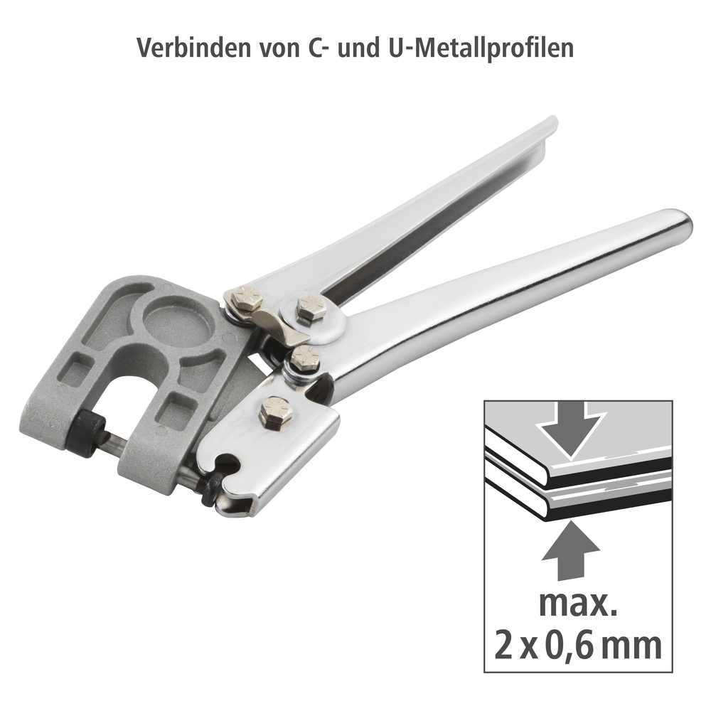 Wolfcraft Kliješta Za Spajanje C i U Profila u Suhoj Gradnji - 4029000 - Slika 5