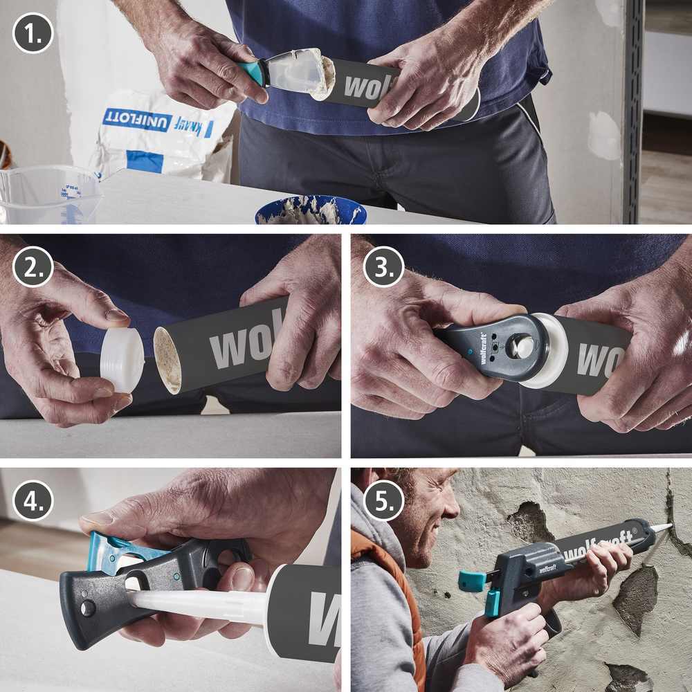 Wolfcraft Prazne Kartuše - Patrone 310 ml / 3 kom - 4044000 - Slika 4